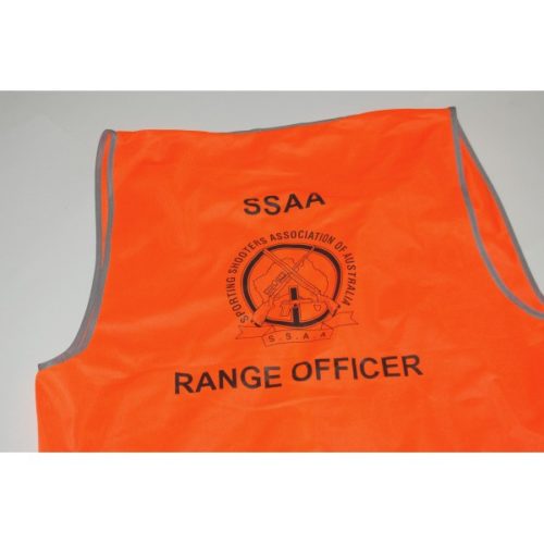 Range Officer Safety Vest Orange Ssaa Shop